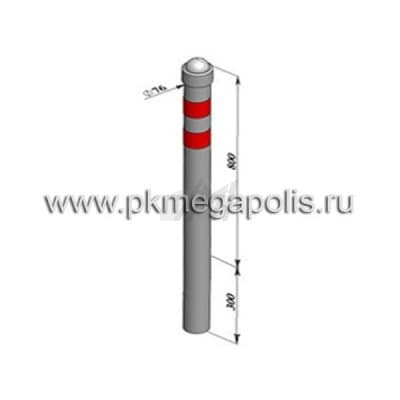 купить столбик парковочный бетонируемый АБ-76/1080 в Подольске