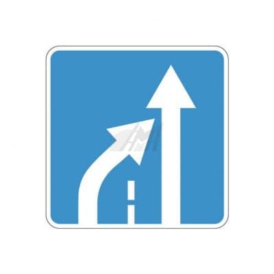 купить дорожный знак 5.15.5д, 5.15.6д Конец полосы в Подольске